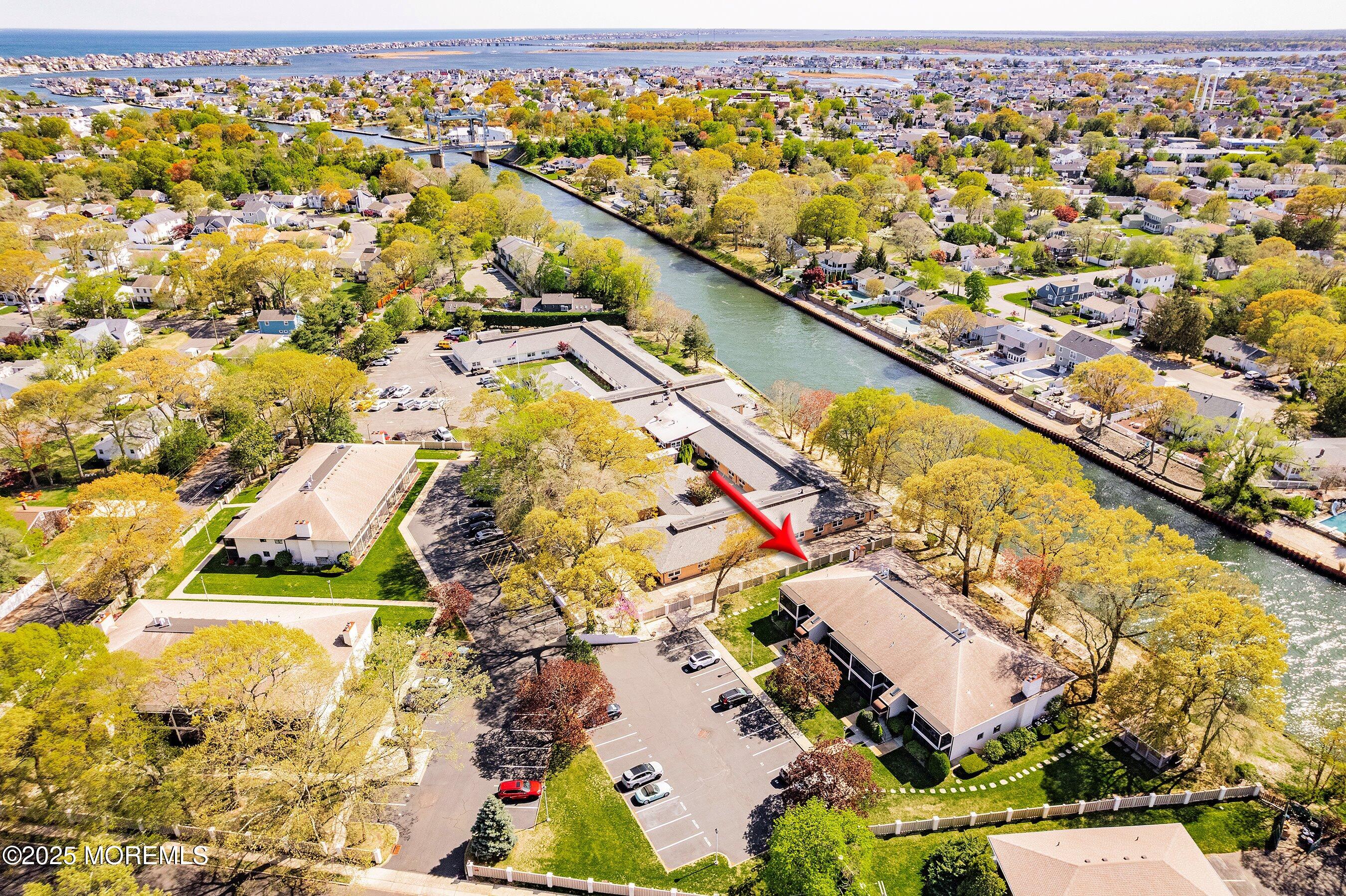 1501 Hulse Road, Unit 18 Point Pleasant, NJ 08742 - Photo 39 of 40 02-Front Right Aerial with arrow