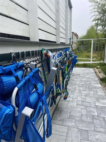 a view of storage and utility room