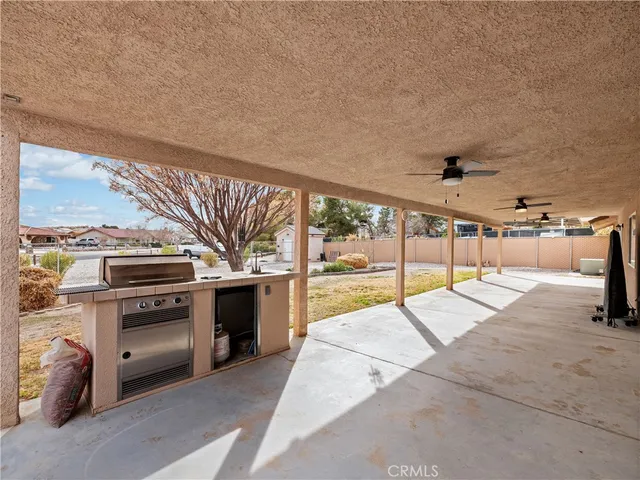 a view of a swimming pool with a balcony