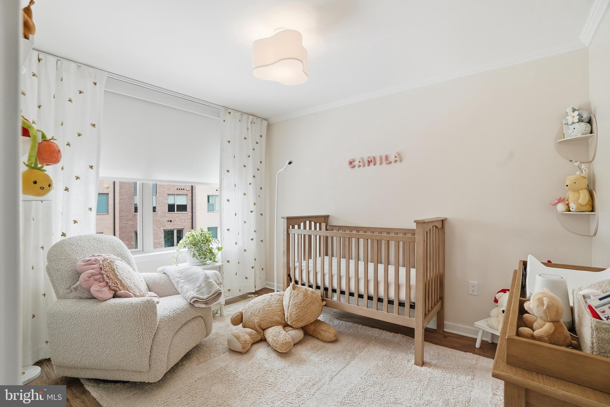 3112 Pierview Lane Philadelphia, PA 19125 - Photo 24 of 39 a living room with furniture and a baby crib