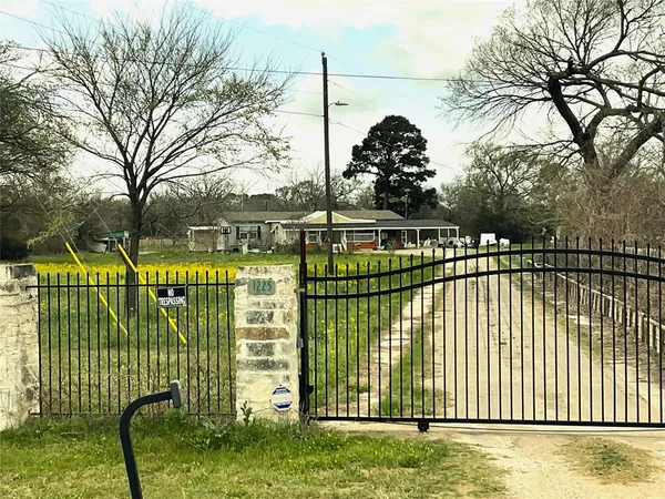 a view of a swimming pool with a garden