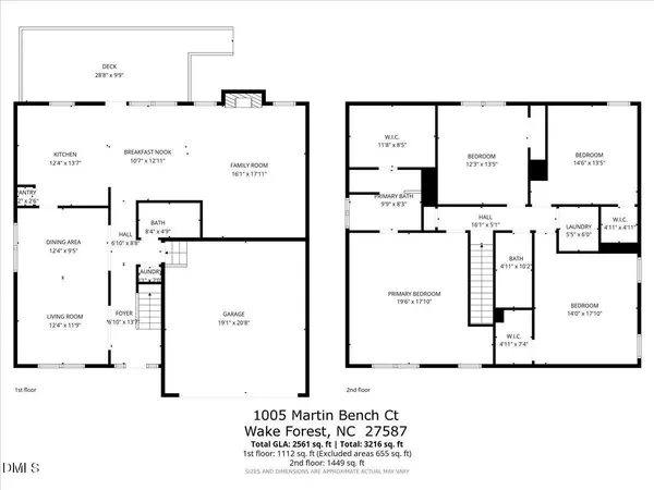 $529,900 | 1005 Martin Bench Court, Wake Forest, NC 27587