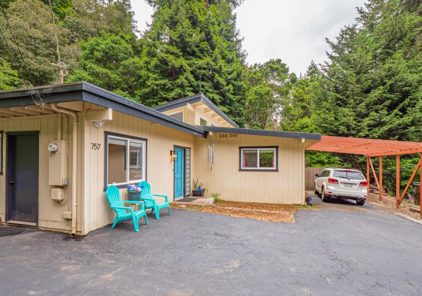757 Cathedral Drive Aptos, CA 95003 - Photo 2 of 32 a house view with a outdoor space