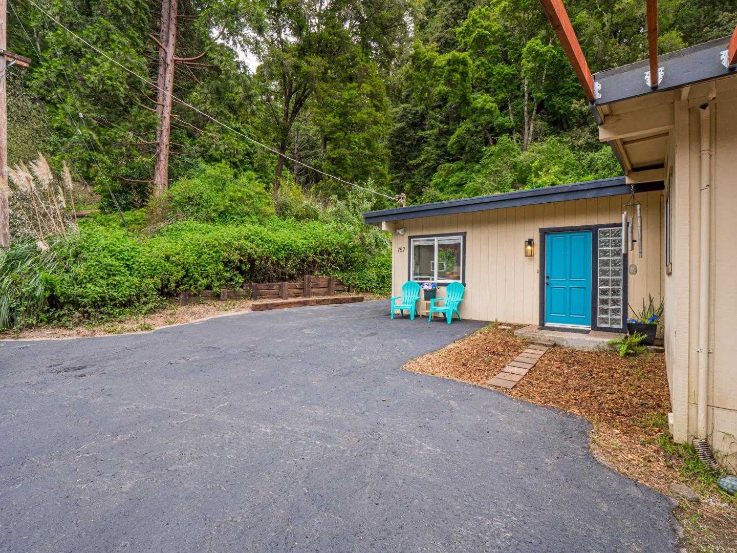 757 Cathedral Drive Aptos, CA 95003 - Photo 3 of 32 a view of backyard of house with green space