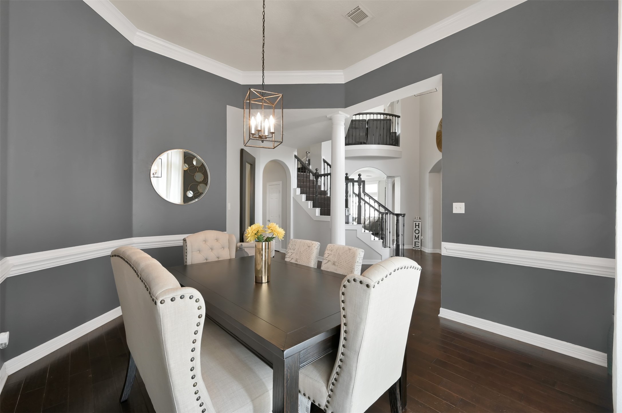 9706 Chipstead Court Spring, TX 77379 - Photo 6 of 44 This stunning home masterfully combines open concept living with distinct, elegantly defined spaces, creating a perfect balance of flow and function.