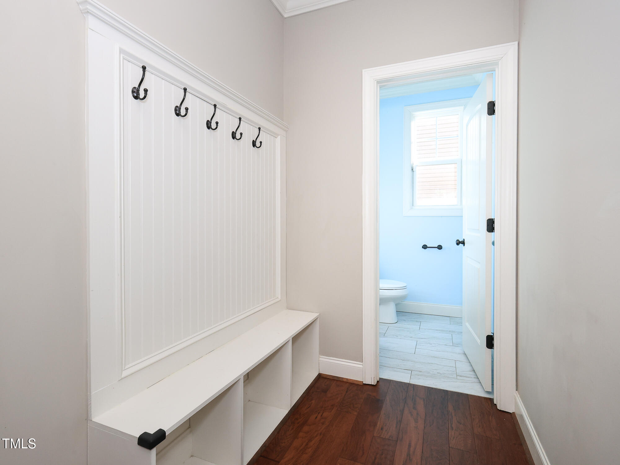 3716 Massey Ridge Court Raleigh, NC 27616 - Photo 23 of 57 HALLWAY ENTRY BENCH W/HOOKS