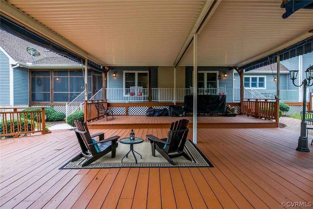 14101 Happy Hill Road Chester, VA 23831 - Photo 13 of 50 Over 1000Sqft of decking. Mostly covered with retr