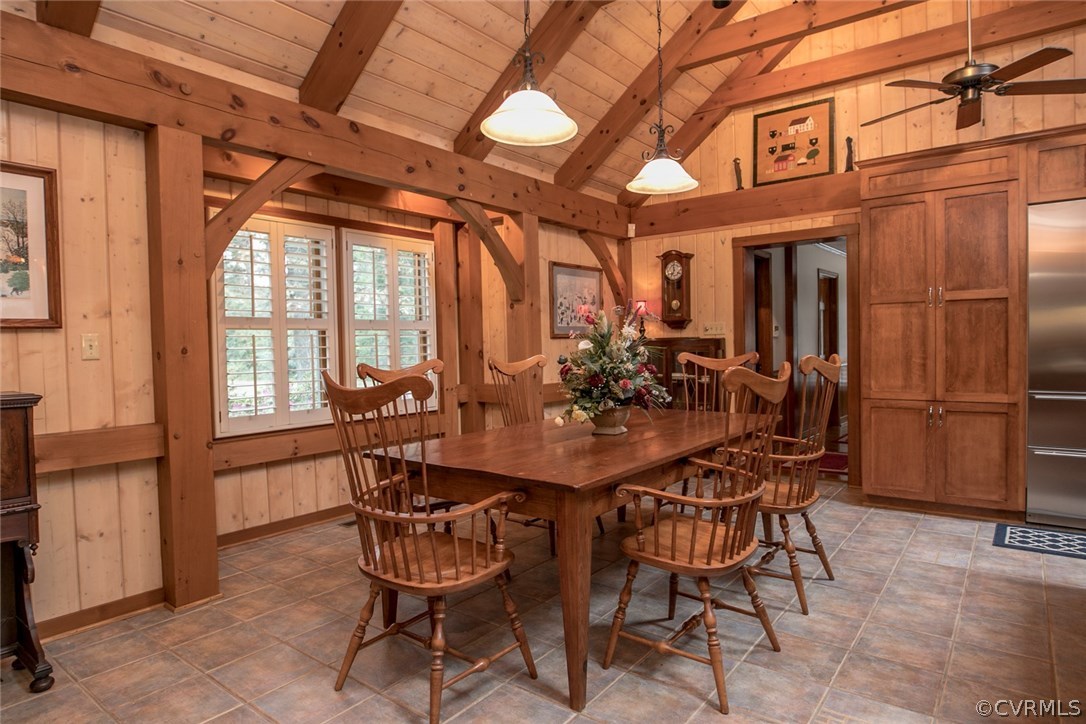 14101 Happy Hill Road Chester, VA 23831 - Photo 24 of 50 Spanish Stone flooring continues through the Dinin