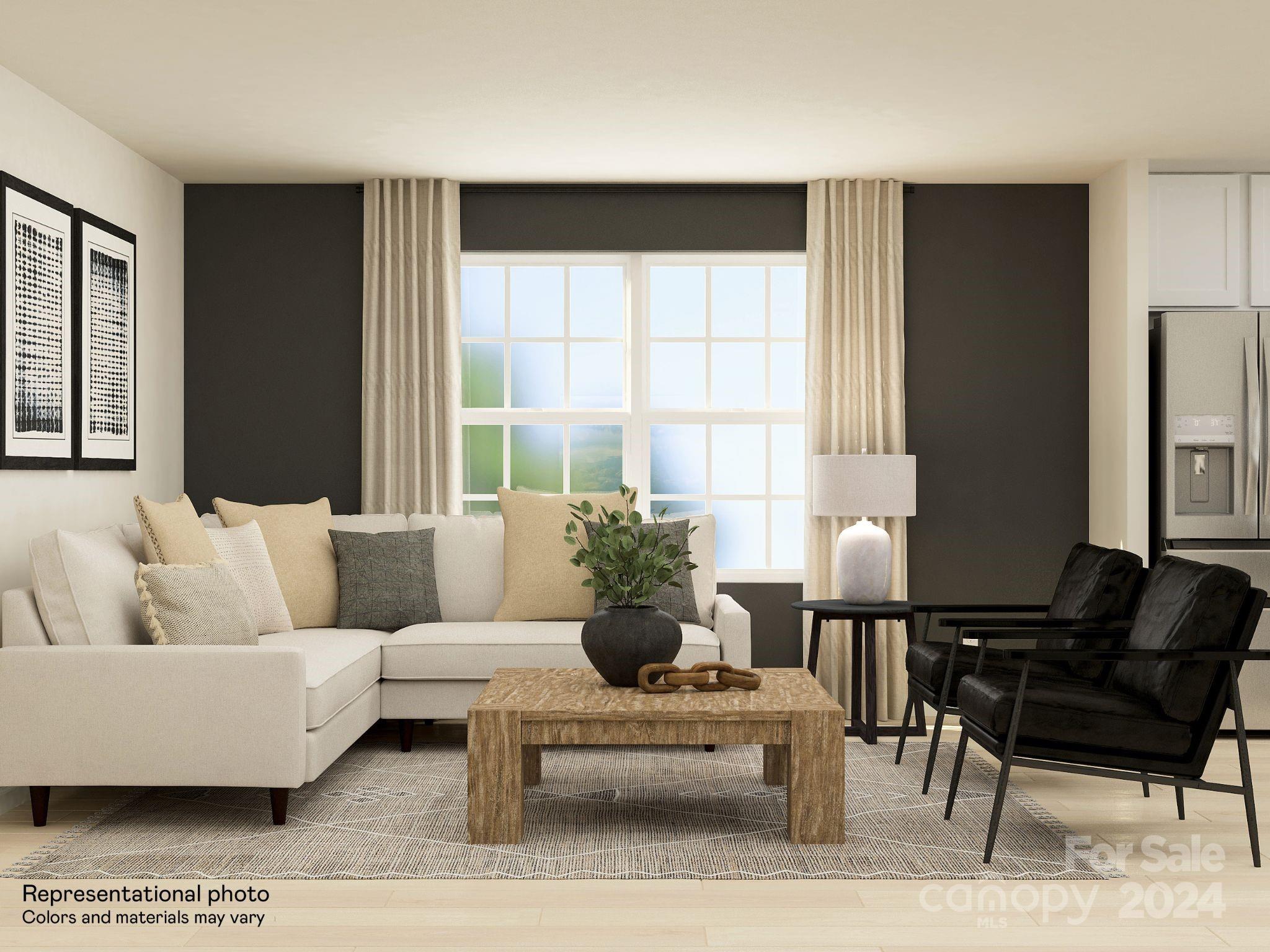 614 Mile Crk Road, Unit 30 Edgemoor, SC 29712 - Photo 18 of 31 a living room with furniture and a large window