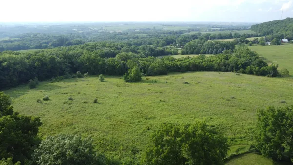 a view of a yard with an outdoor space