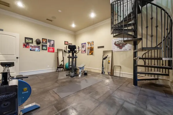 a view of gym