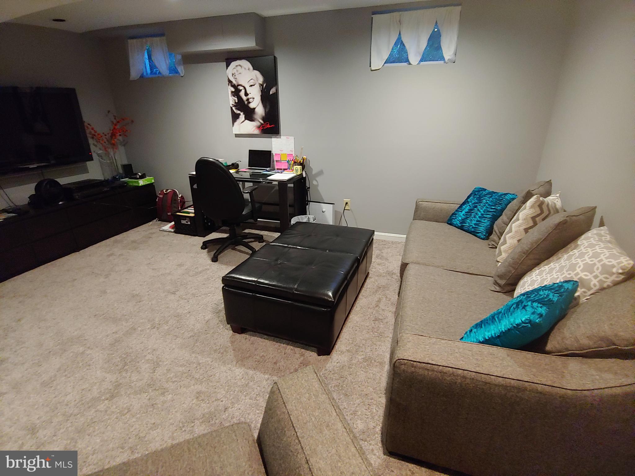 6 Roland Place Bel Air, MD 21014 - Photo 42 of 48 BASEMENT REC ROOM / BARELY USED SOFA CAN CONVEY