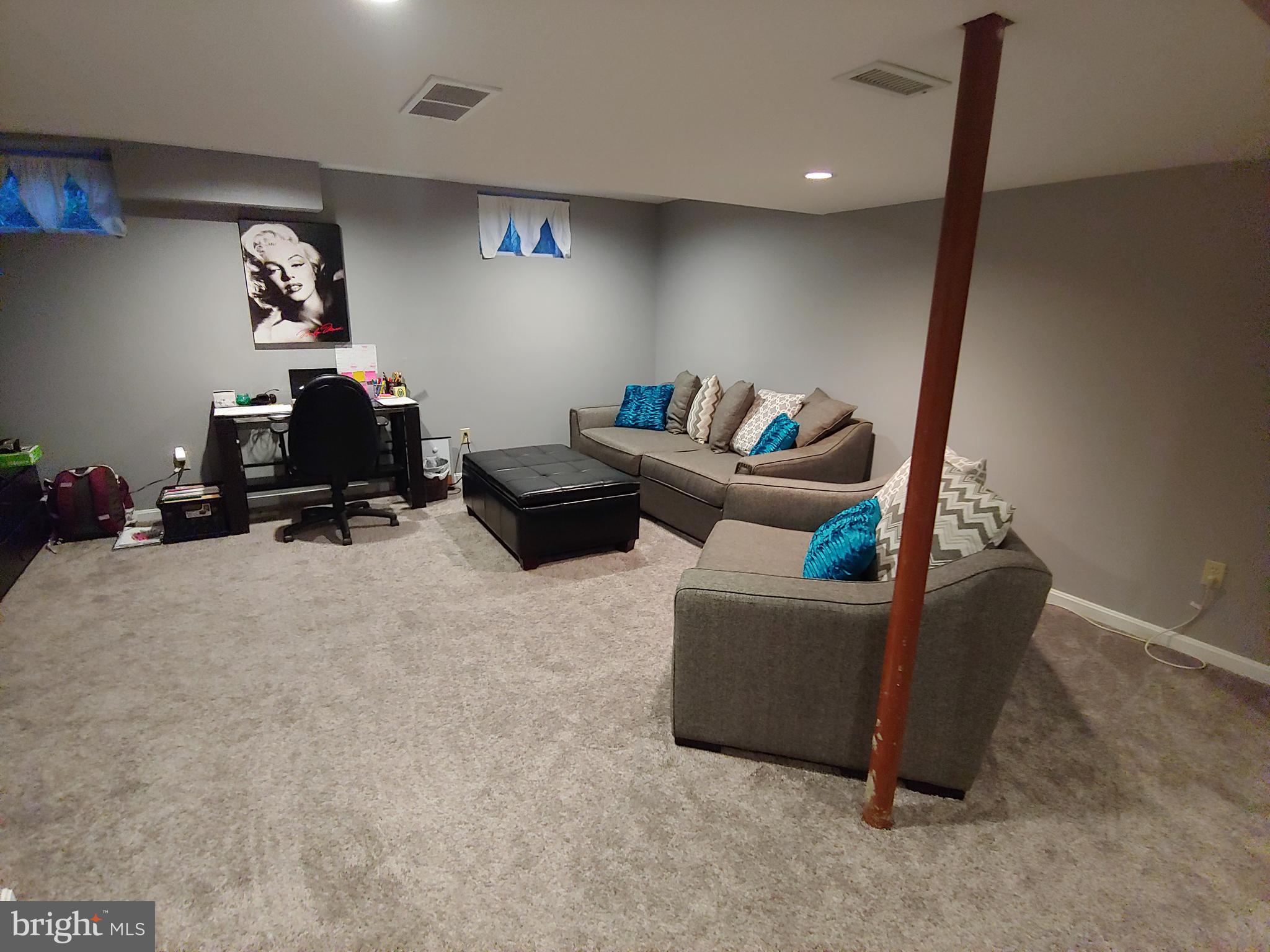 6 Roland Place Bel Air, MD 21014 - Photo 43 of 48 LARGE BASEMENT FINISHED AREA