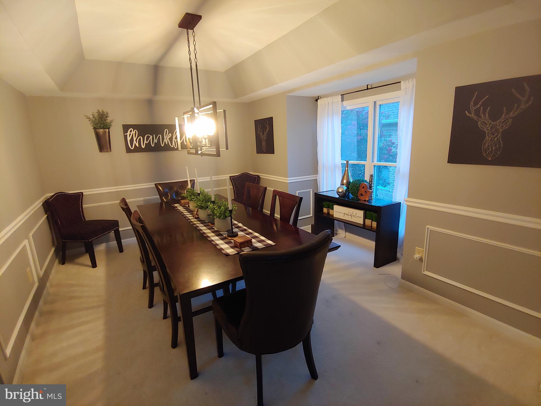 6 Roland Place Bel Air, MD 21014 - Photo 7 of 48 TRAY CEILING IN DINING ROOM W/ PICTURE FRAME MLDG