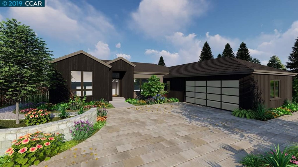 1369 Reliez Valley Road Lafayette, CA 94549 - Photo 1 of 1 a front view of a house with a garden