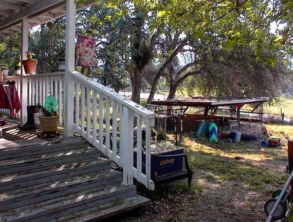 a view of outdoor space and deck