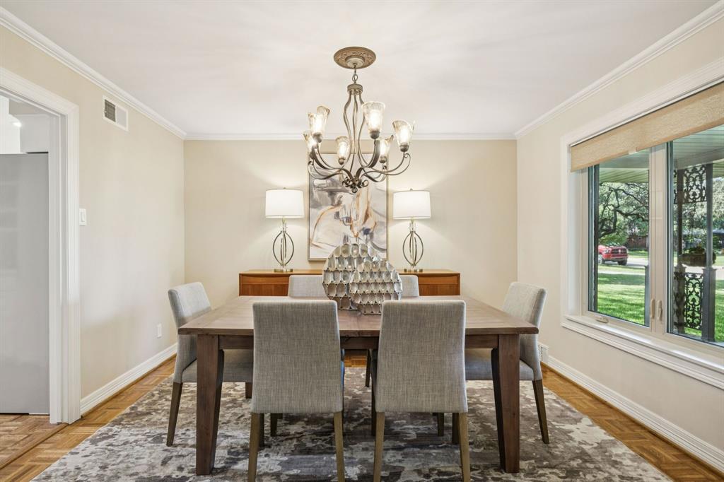 4708 Sugar Mill Road Dallas, TX 75244 - Photo 4 of 23 a view of a dining room with furniture window and outside view