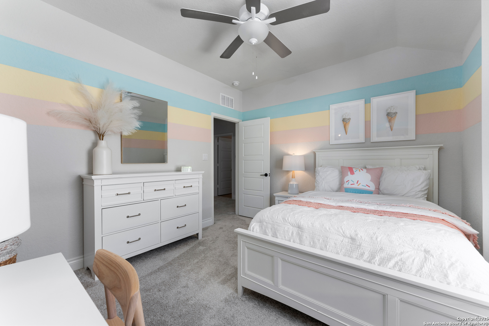 4036 Paddock Trail Seguin, TX 78155 - Photo 5 of 15 a bedroom with a bed and a dresser