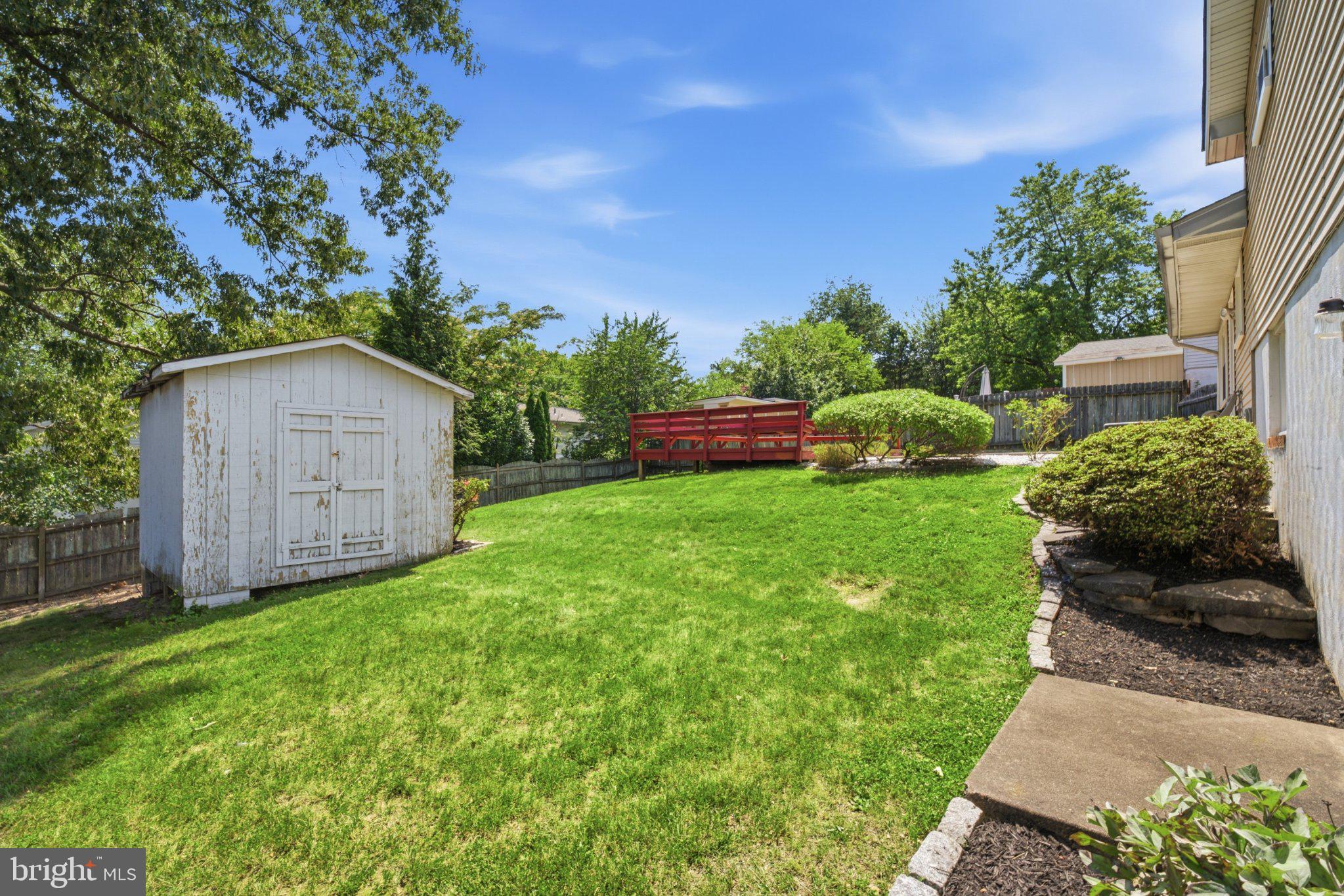 1206 East Iberia Road Sterling, VA 20164 - Photo 44 of 48 Lush backyard with storage shed.