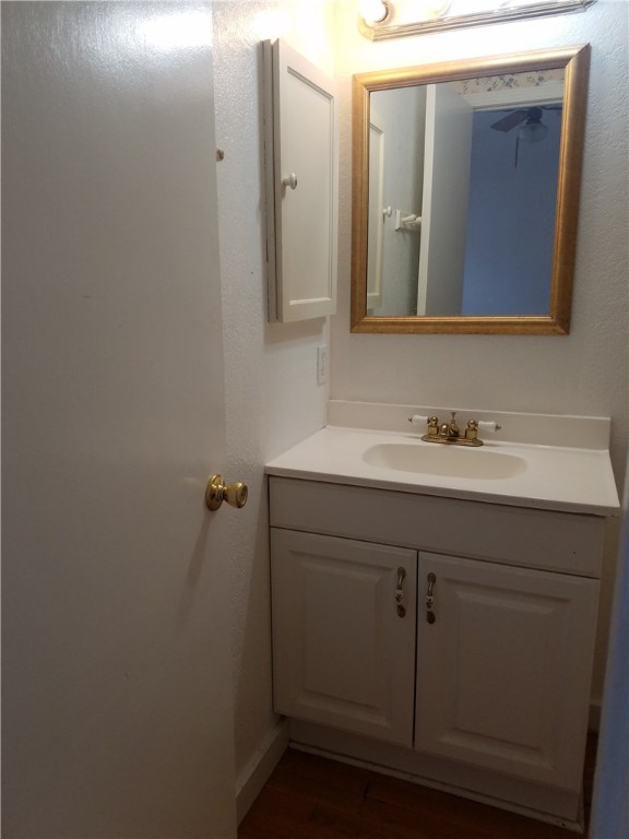 2924 St Joseph Street, Unit B Corpus Christi, TX 78418 - Photo 11 of 11 a bathroom with a sink and a mirror