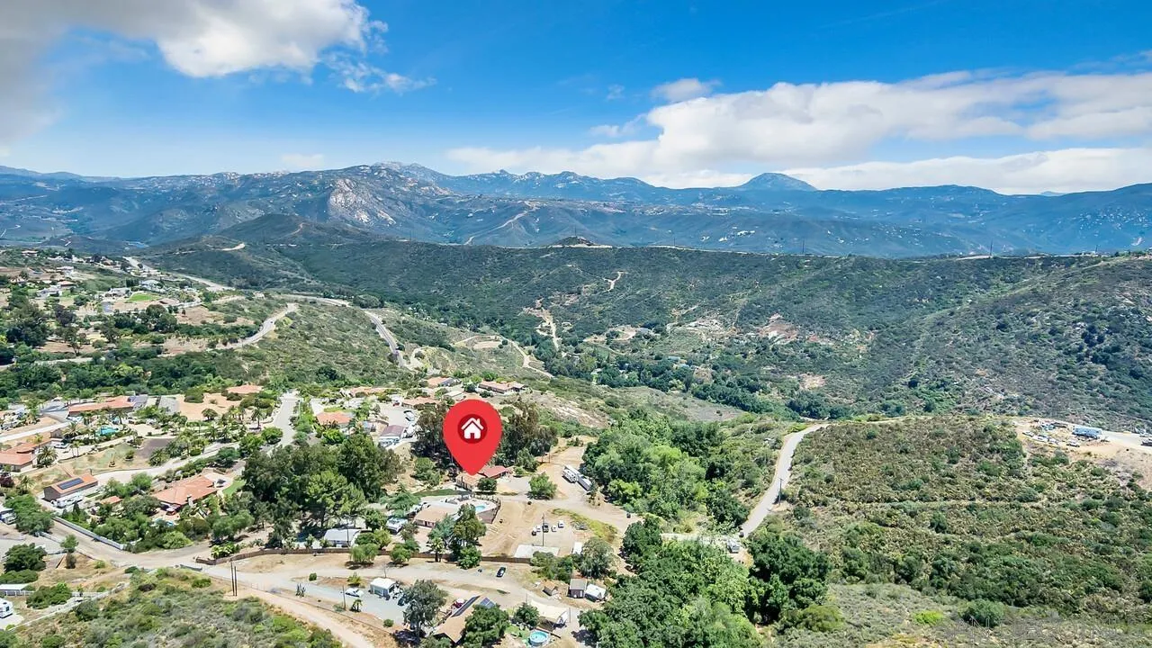 1356 Real Way Lane Alpine, CA 91901 - Photo 45 of 58 a view of a area with mountains in the background