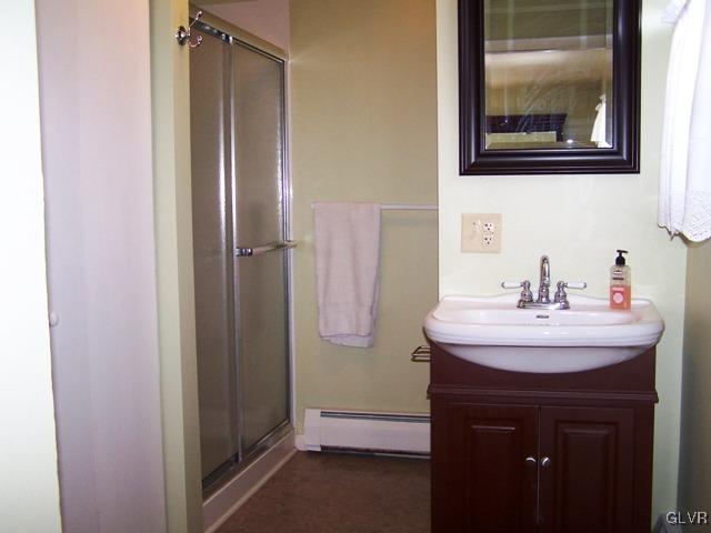 496 Covered Bridge Road, Unit 1 Quakertown, PA 18951 - Photo 11 of 11 a bathroom with a sink and a mirror