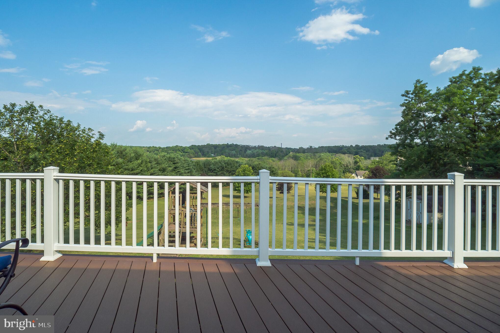 2077 West Rock Road Perkasie, PA 18944 - Photo 28 of 32 Deck Overlooking Back Yard