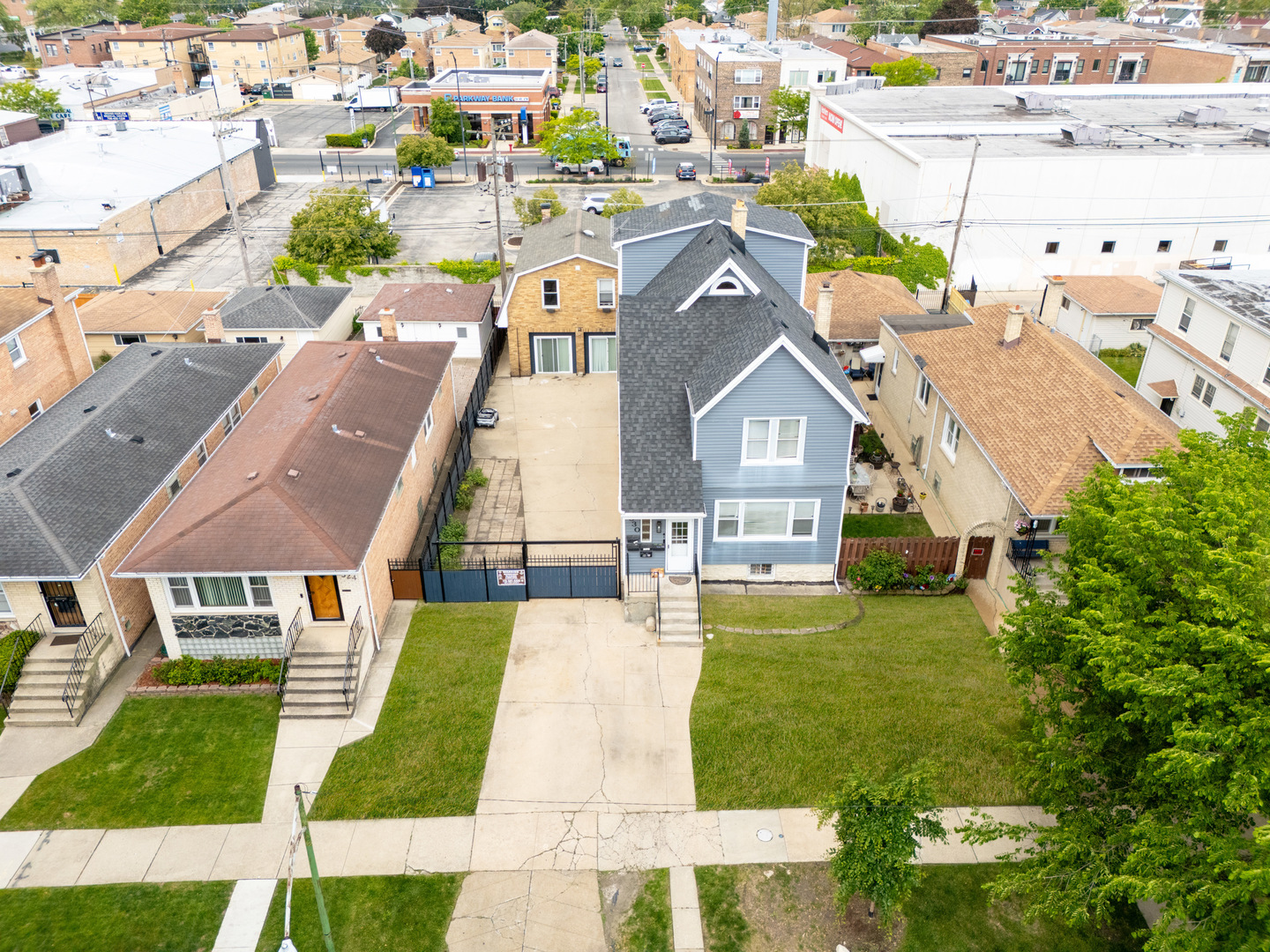 2530 North Neva Avenue Chicago, IL 60707 - Photo 3 of 50 an aerial view of residential houses with outdoor space and parking