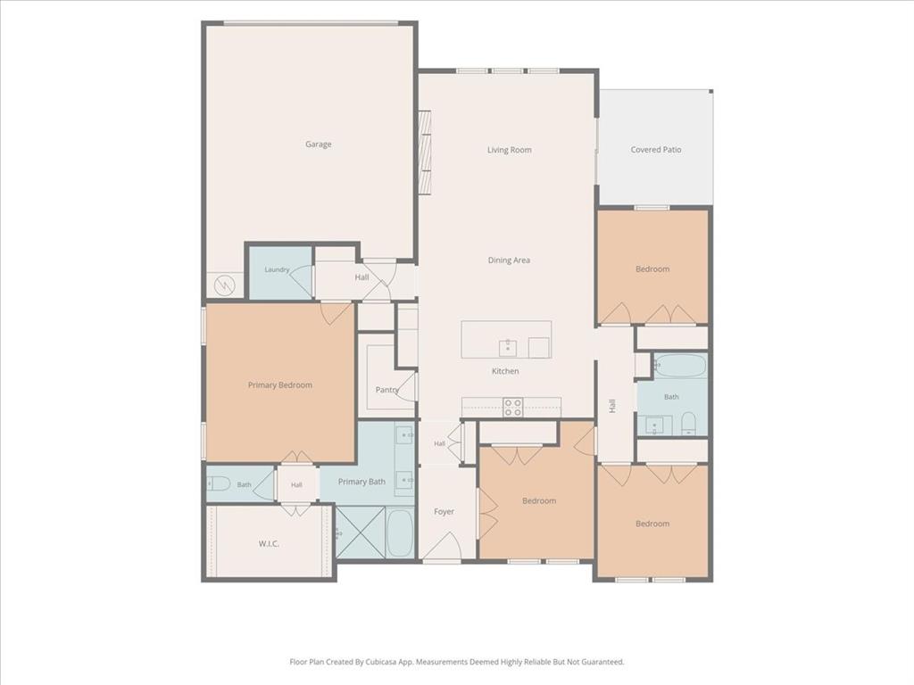 1648 West Wintergreen Road Lancaster, TX 75134 - Photo 22 of 23 Floor plan