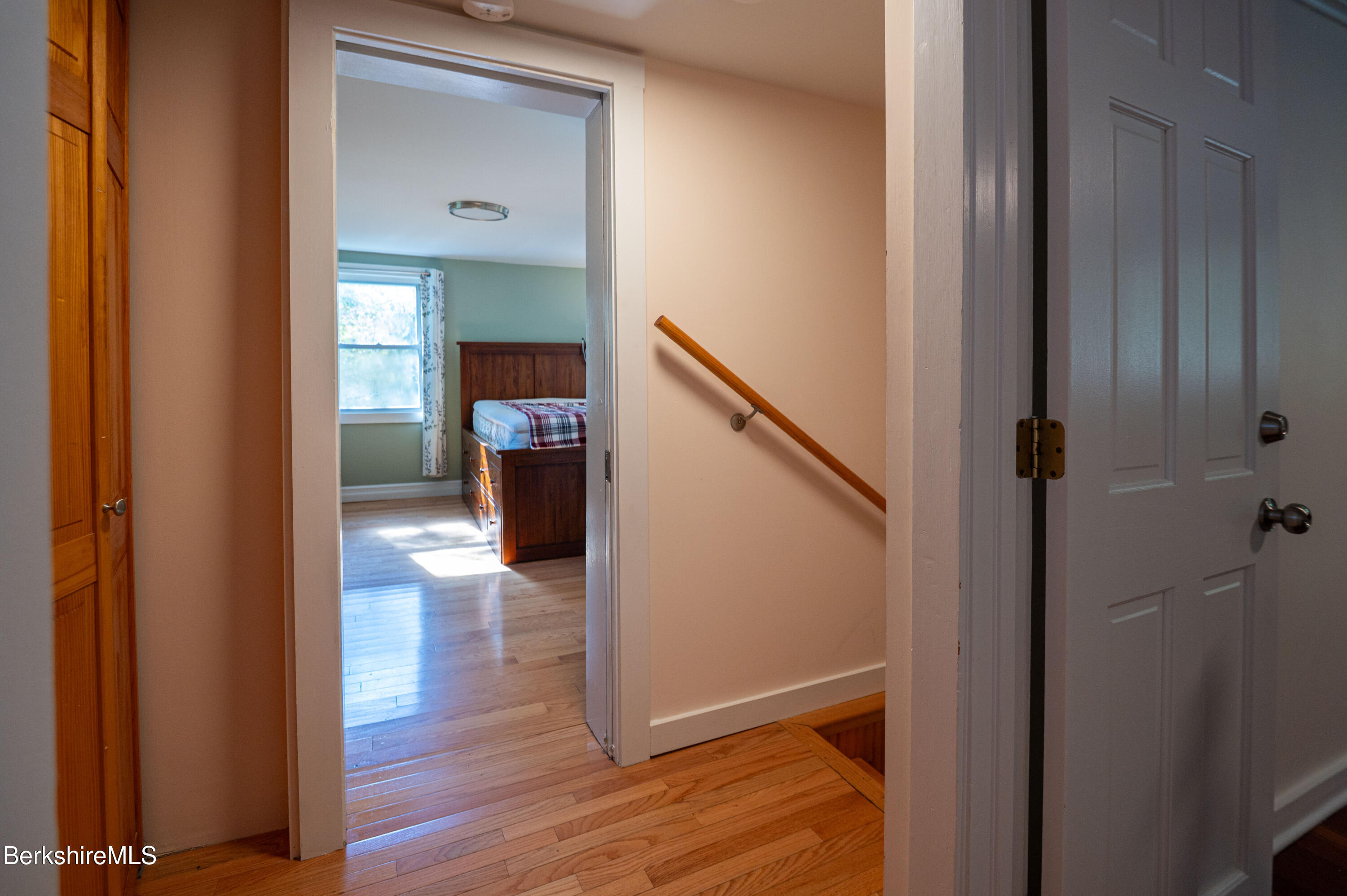 1600 Pleasant Street Lee, MA 01260 - Photo 26 of 26 a view of a hallway view with wooden floor and staircase