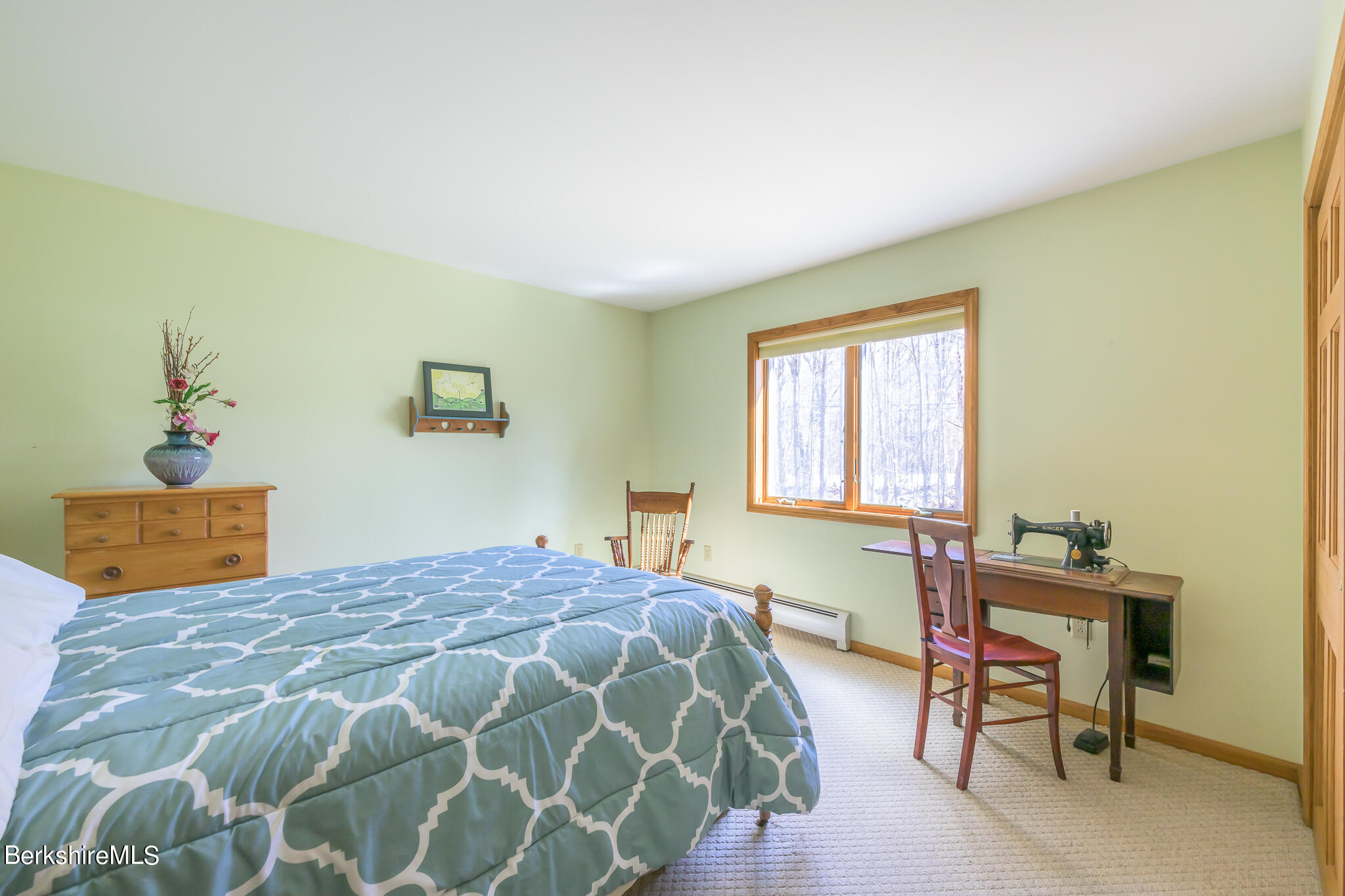 18 East Road Adams, MA 01220 - Photo 20 of 43 a bedroom with a bed and a window