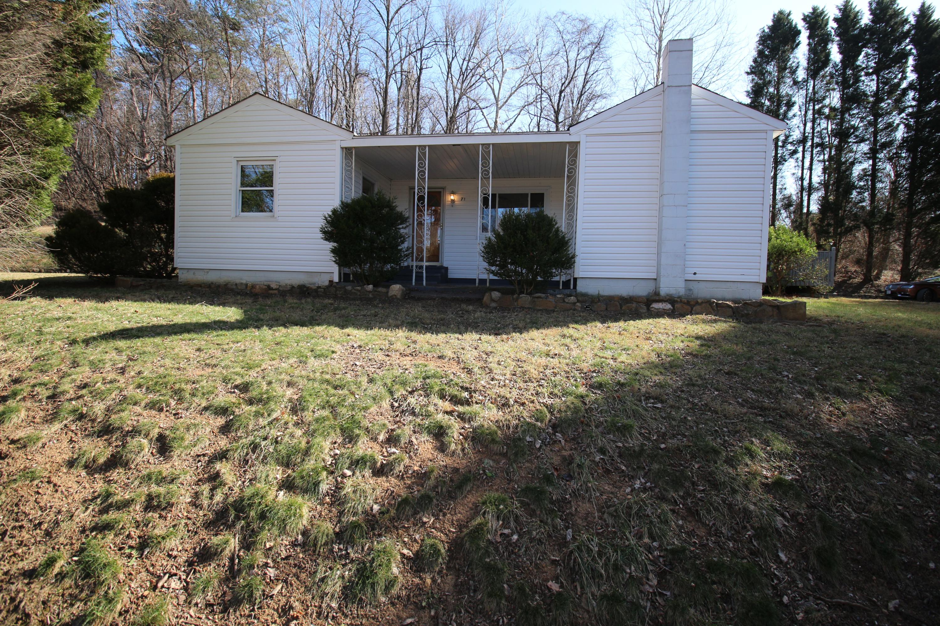 71 Rabbits Way Blue Ridge, VA 24064 - Photo 18 of 23 a view of a house with a yard