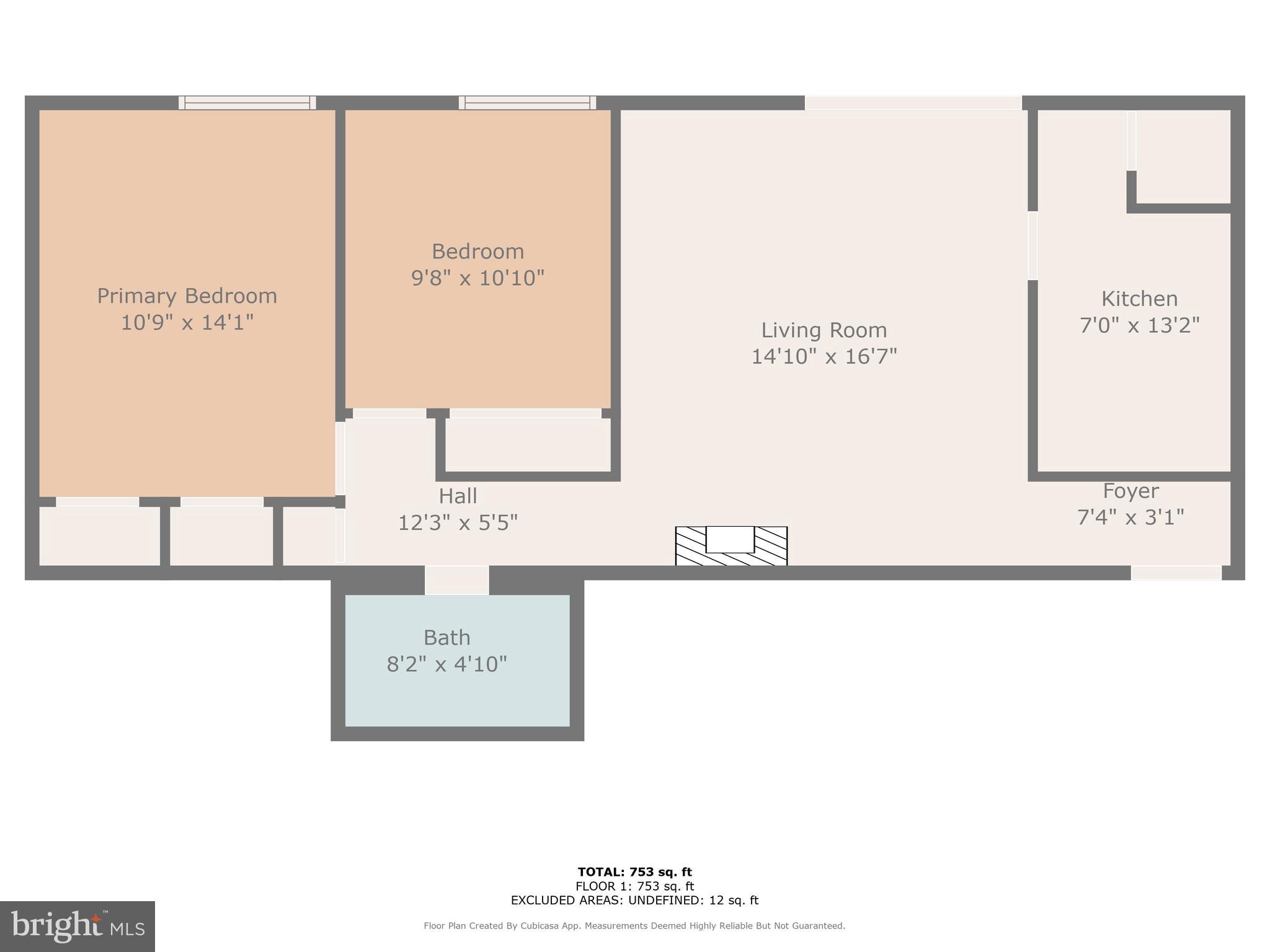 3400 25th Street South, Unit 27 Arlington, VA 22206 - Photo 41 of 41 1 level living floorplan