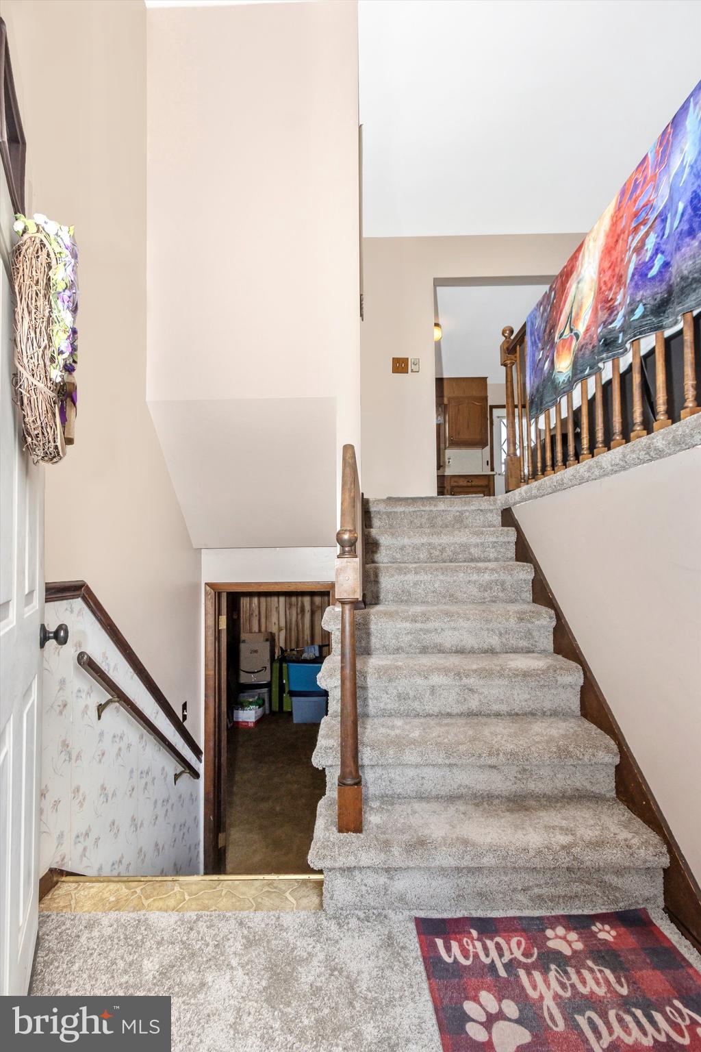 2798 Rachele Court Manchester, MD 21102 - Photo 24 of 42 Entry with New Carpet on Stairs