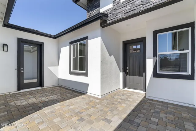 a view of a house with a outdoor space