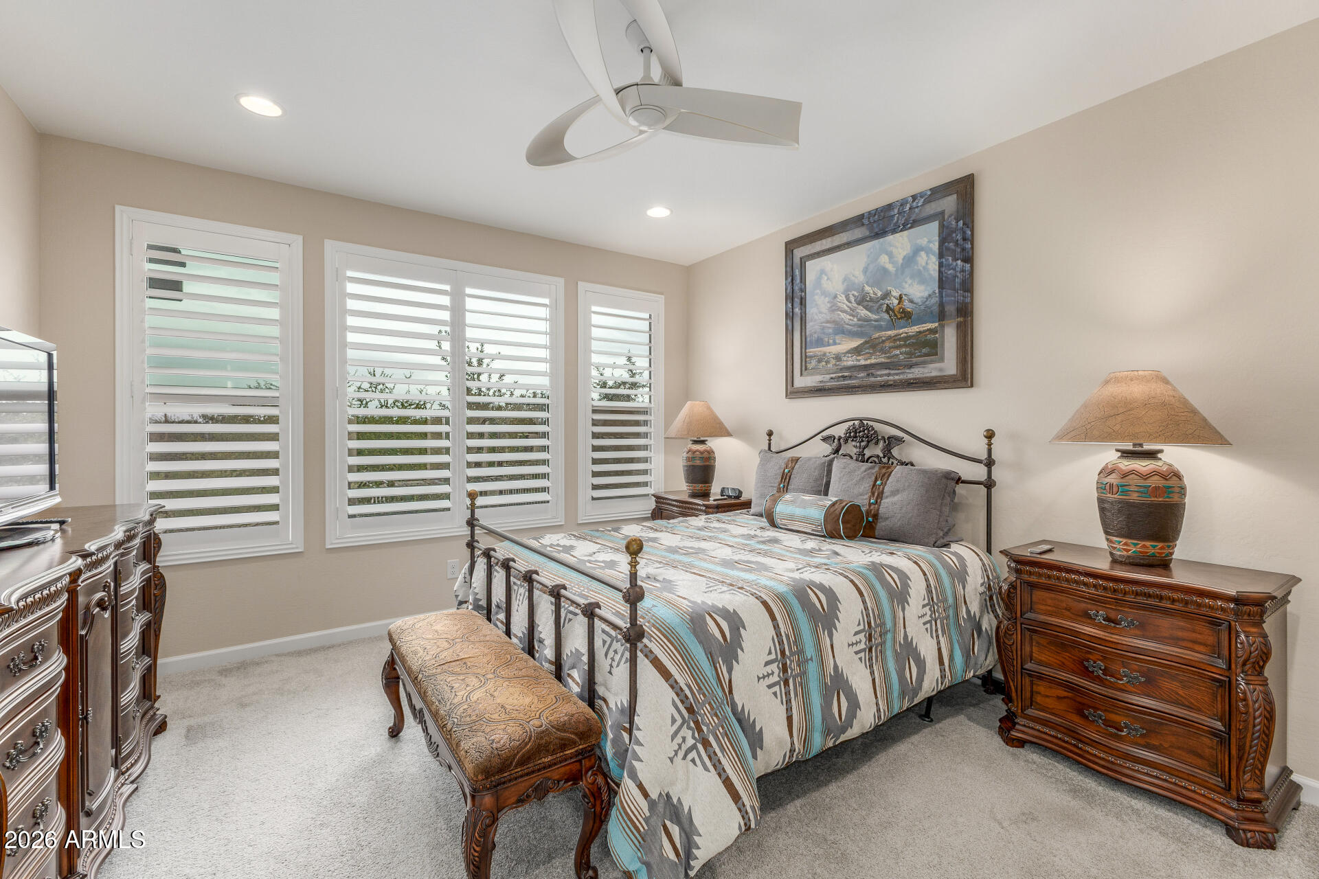 18325 East Spring Valley Court Rio Verde, AZ 85263 - Photo 23 of 50 a bedroom with a bed and a view of bedroom