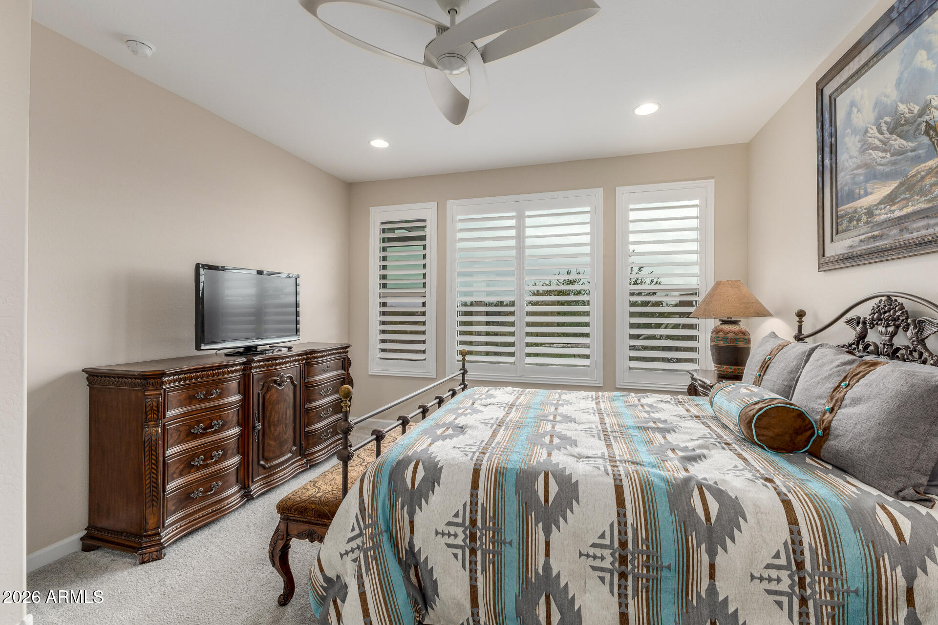 18325 East Spring Valley Court Rio Verde, AZ 85263 - Photo 24 of 50 a bedroom with a bed and furniture