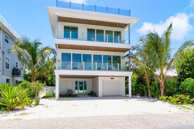 a house with a garden space