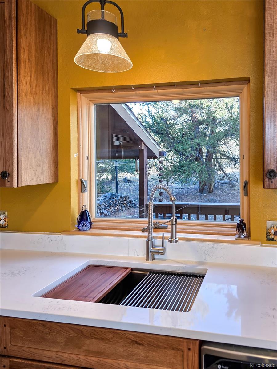 2020 Mullenville Road Fairplay, CO 80440 - Photo 19 of 49 a view of a room with wooden floor and a large window
