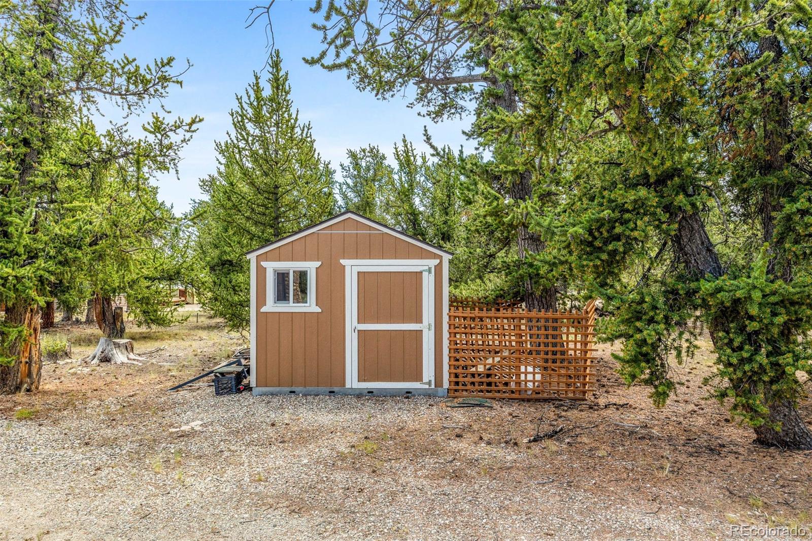 2020 Mullenville Road Fairplay, CO 80440 - Photo 33 of 49 a front view of a house with a yard