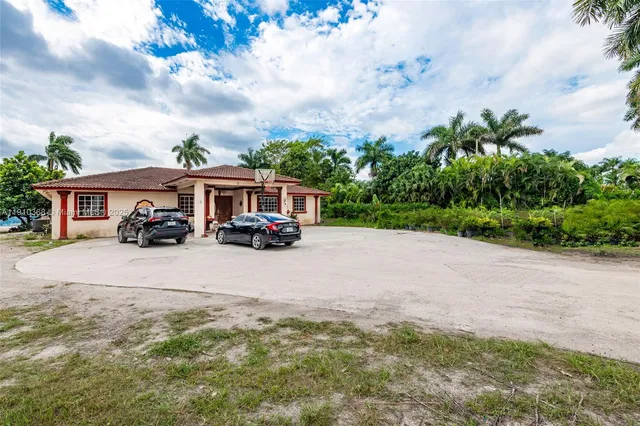a car parked in front of house