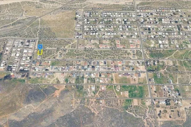 a city view with tall buildings