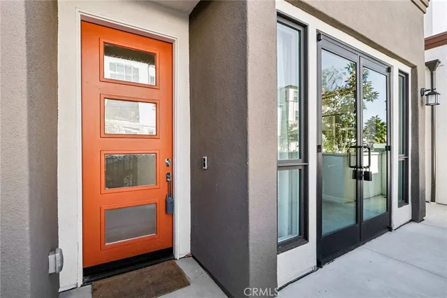 a view of front door