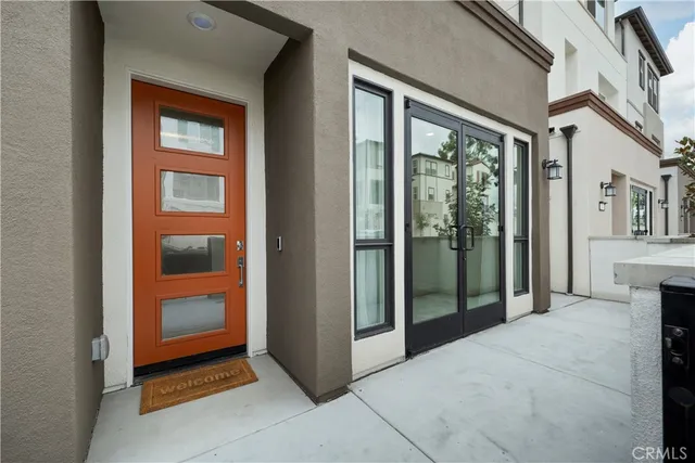 a view of an entryway door