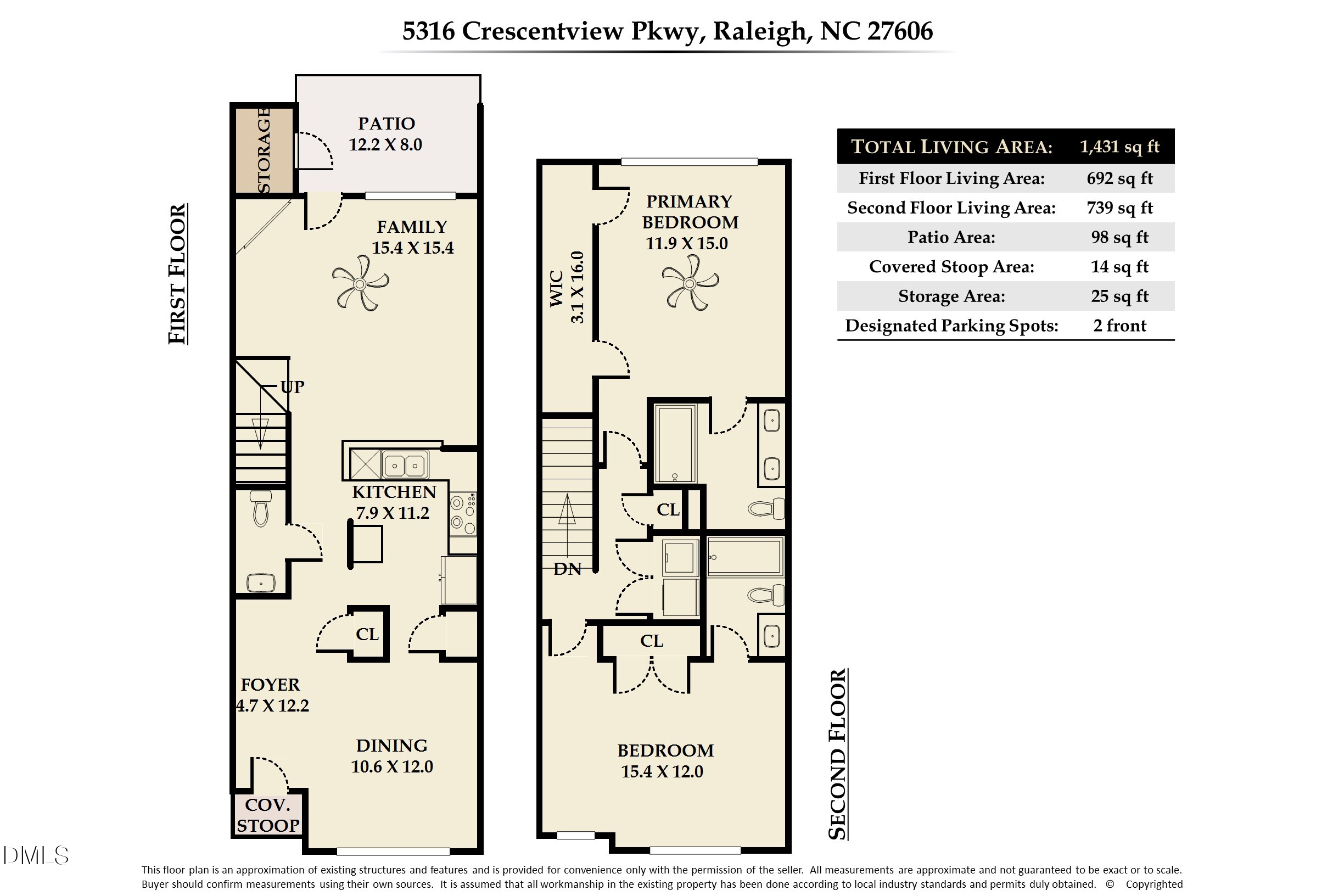 5316 Crescentview Parkway Raleigh, NC 27606 - Photo 57 of 58