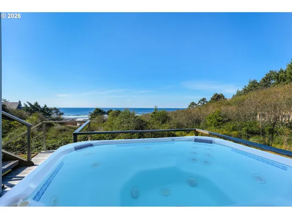 a view of lake and mountain