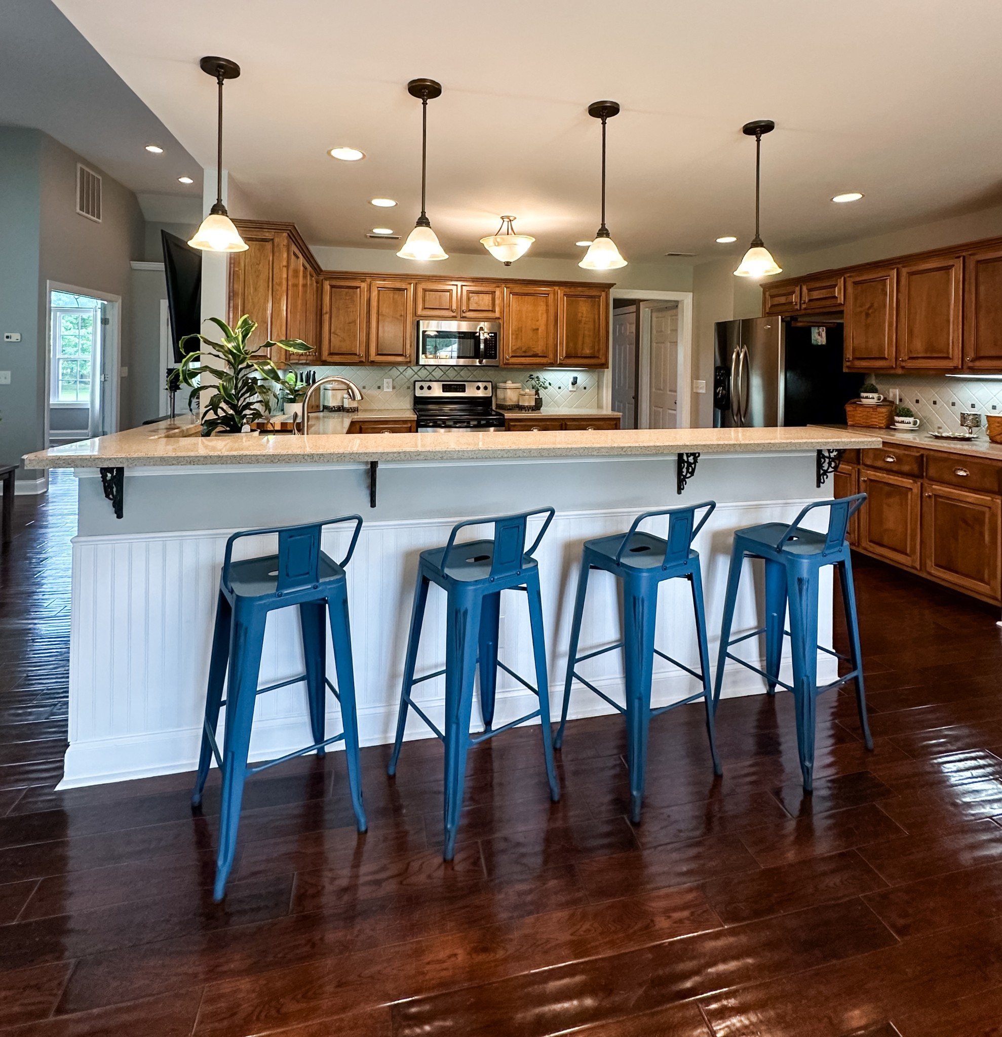 252 County House Hollow Road Cottontown, TN 37048 - Photo 35 of 50 a view of kitchen and dining area with furniture