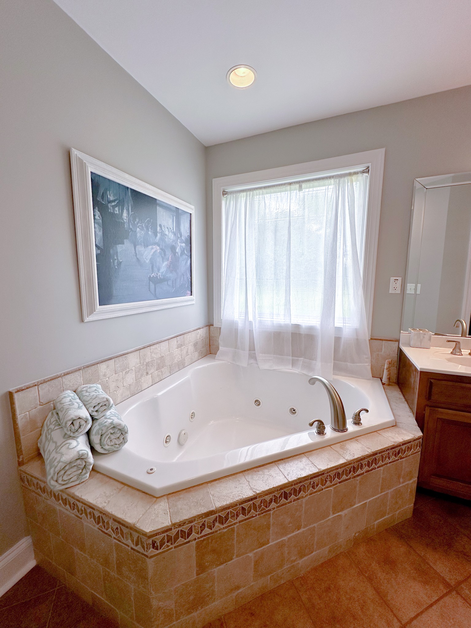 252 County House Hollow Road Cottontown, TN 37048 - Photo 41 of 50 a bath tub sitting in a bathroom next to a window