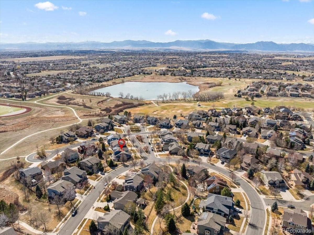 2730 River View Drive Broomfield, CO 80023 - Photo 31 of 48 an aerial view of residential houses with outdoor space