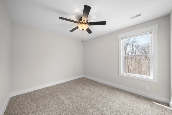 a view of a window in a room